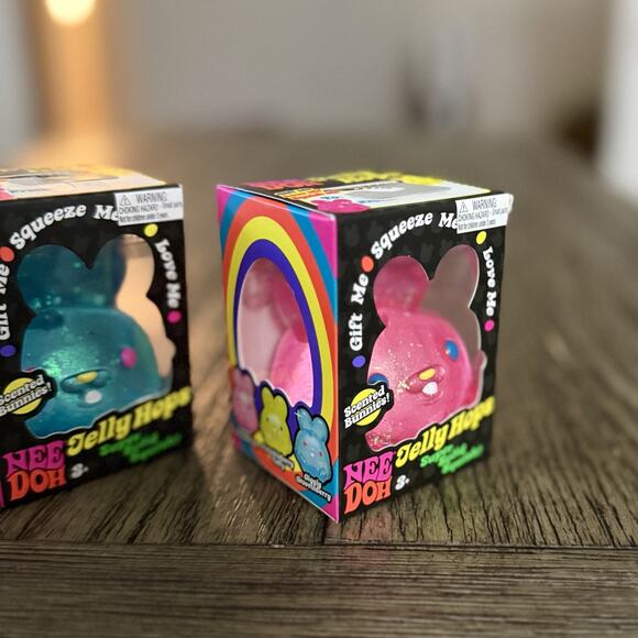 Schylling NeeDoh Jelly Hop Scented Squishy Squeeze Toy New Easter 2026 SET OF 3 - Picture 5 of 11